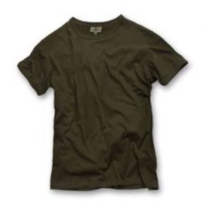 T-shirt verde oliva modello classico 100% cotone.