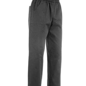 Pantaloni coulisse black egochef misure dalla S alla 4XL. Composizione: 65% cotone - 35% poliestere